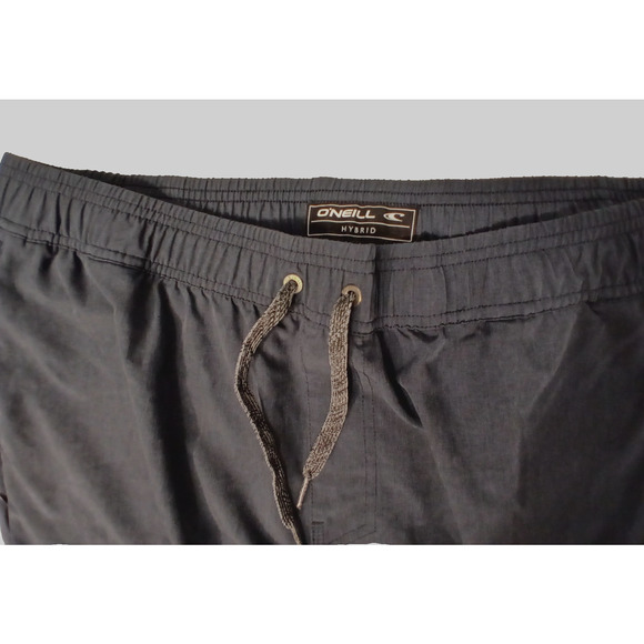 ONeill Hybrid Swim Shorts BIg Mens Sz XXXL Gray Chino Beach Travel Boho Trunks - Picture 3 of 16